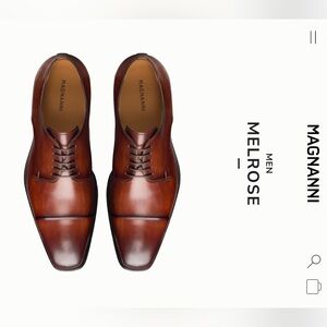 MAGNANNI
MEN
MELROSE cognac size 9.5 NEW